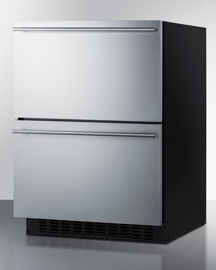 24" Wide 2-drawer All-refrigerator, ADA Compliant (panels Not Included)