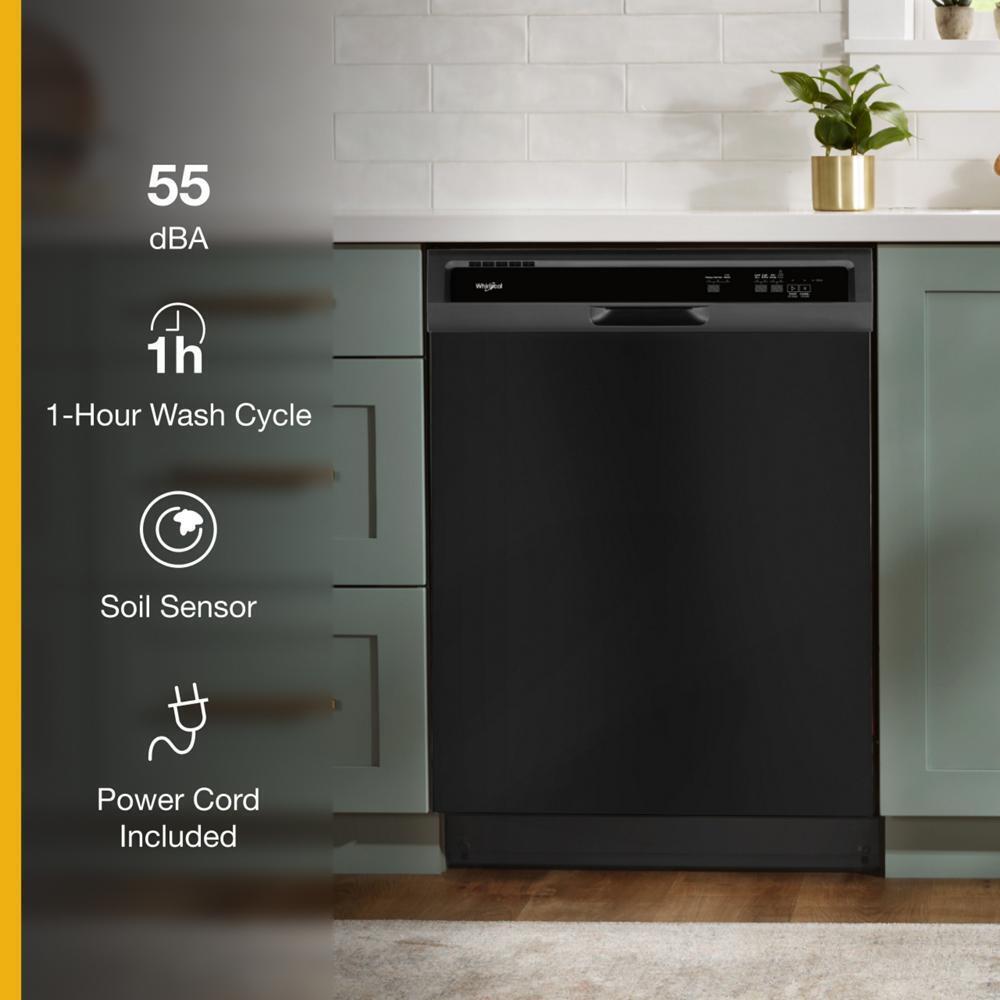 Heavy-Duty Dishwasher with 1-Hour Wash Cycle