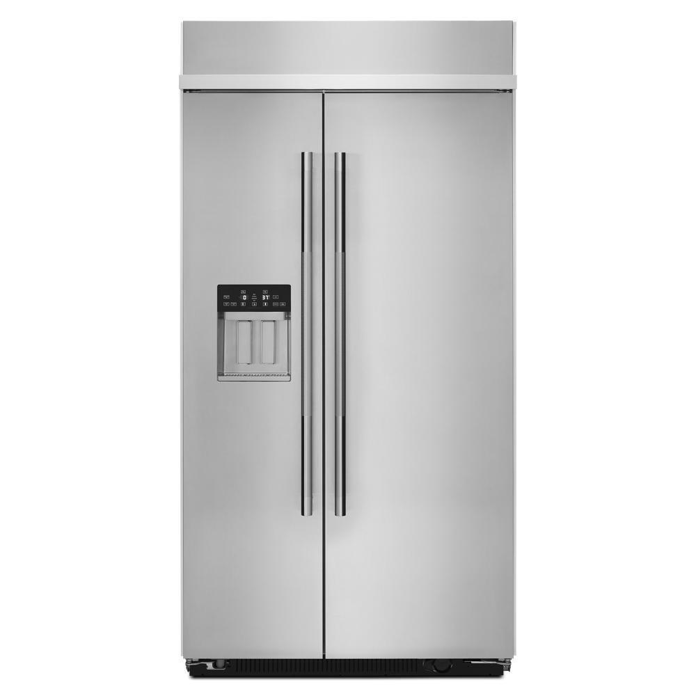 RISE™ 42" Built-In Side-By-Side Refrigerator with External Ice and Water Dispenser