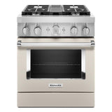 KitchenAid® 30'' Smart Commercial-Style Dual Fuel Range with 4 Burners