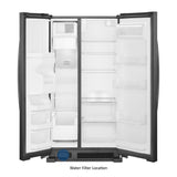 33-inch Wide Side-by-Side Refrigerator - 21 cu. ft.