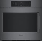 800 Series Single Wall Oven 30" Left SideOpening Door, Black Stainless Steel