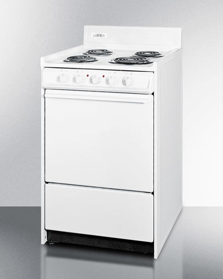 20" Wide Electric Coil Top Range