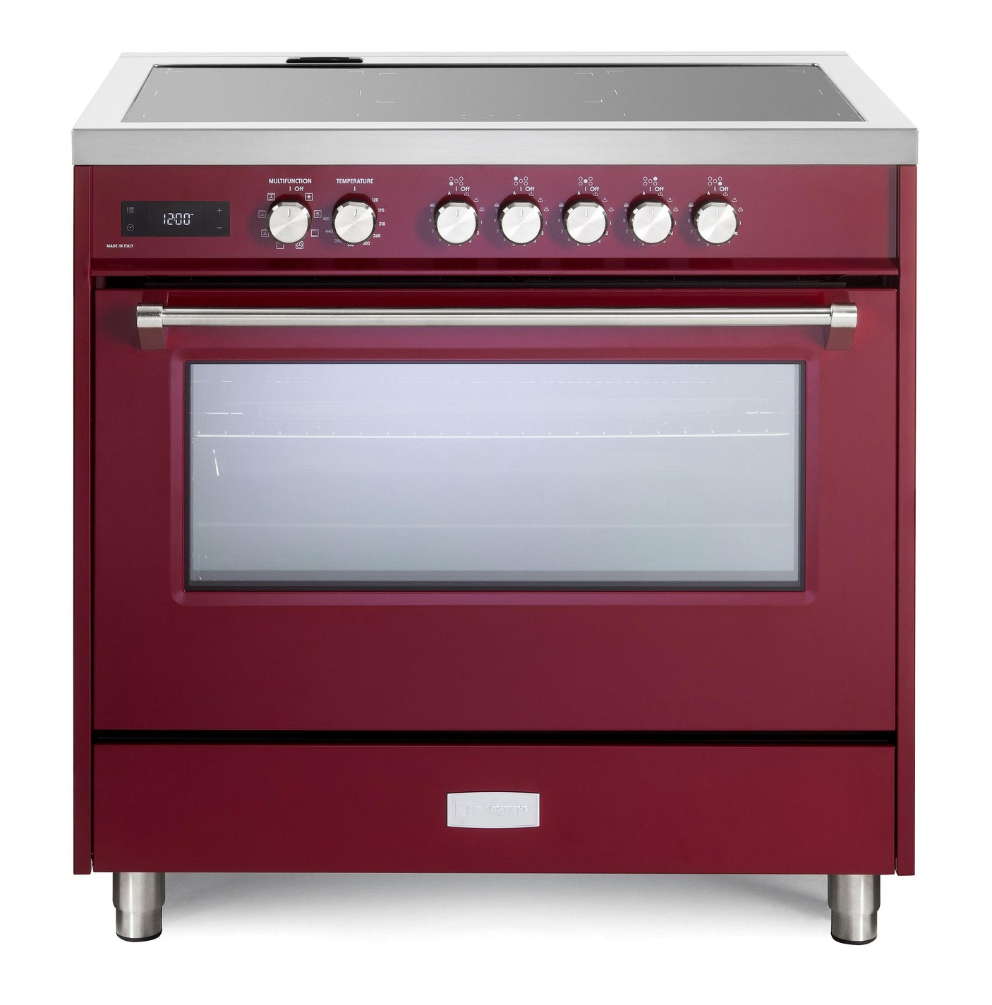 Verona Ultima 36" Induction Range - Burgundy