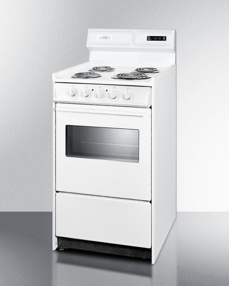 20" Wide Electric Coil Top Range