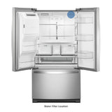 36-inch Wide French Door Refrigerator - 27 cu. ft.