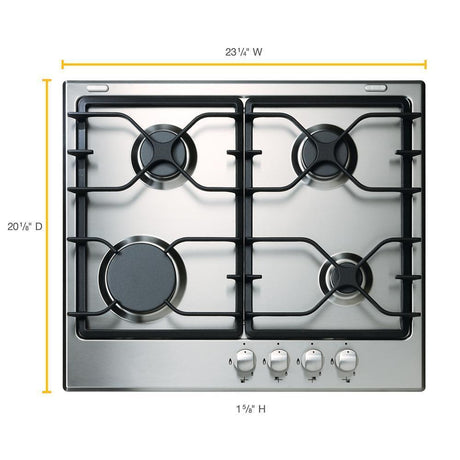 24-inch Gas Cooktop with Sealed Burners