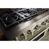 KitchenAid® 36'' Smart Commercial-Style Dual Fuel Range with 6 Burners