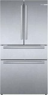 800 Series French Door Bottom Mount Refrigerator 36" Stainless steel (with anti-fingerprint)