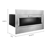 1000 Watt Built-In Low Profile Microwave with Standard Trim Kit