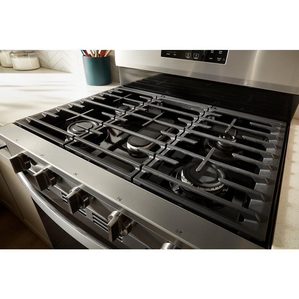 30-inch Gas Range with Air Cooking Technology, No Preheat Air Fry and Air Baking and Self Clean