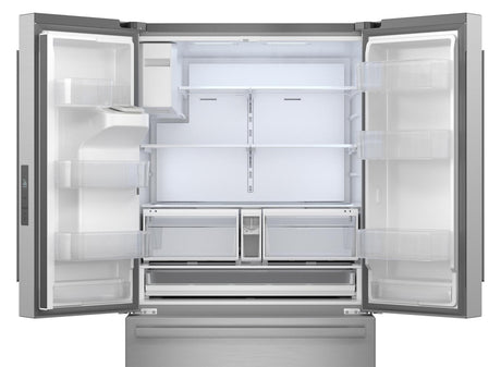 Sharp French 3-Door Refrigerator with Water Dispenser