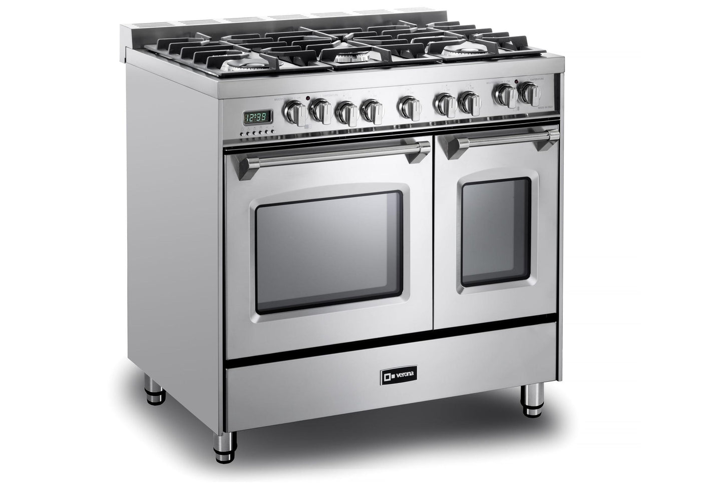 Prestige 36" Dual Fuel Double Oven Range - Stainless Steel