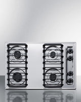 30" Wide 4-burner Gas Cooktop