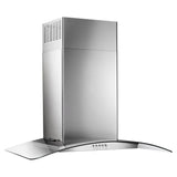 30" Concave Glass Wall Mount Range Hood