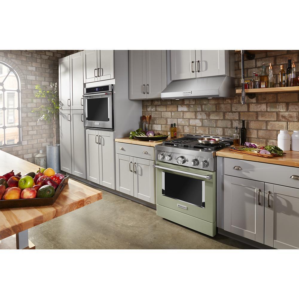 KitchenAid® 30'' Smart Commercial-Style Gas Range with 4 Burners