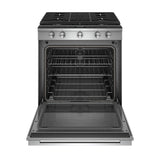 5.8 cu. ft. Smart Slide-in Gas Range with EZ-2-Lift™ Hinged Cast-Iron Grates