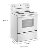 30-inch Amana® Electric Range with Bake Assist Temps