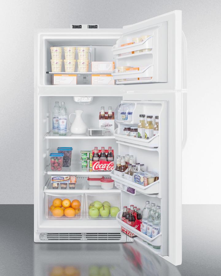 30" Wide Break Room Refrigerator-freezer