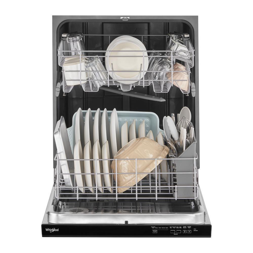 Quiet Dishwasher with Adjustable Upper Rack