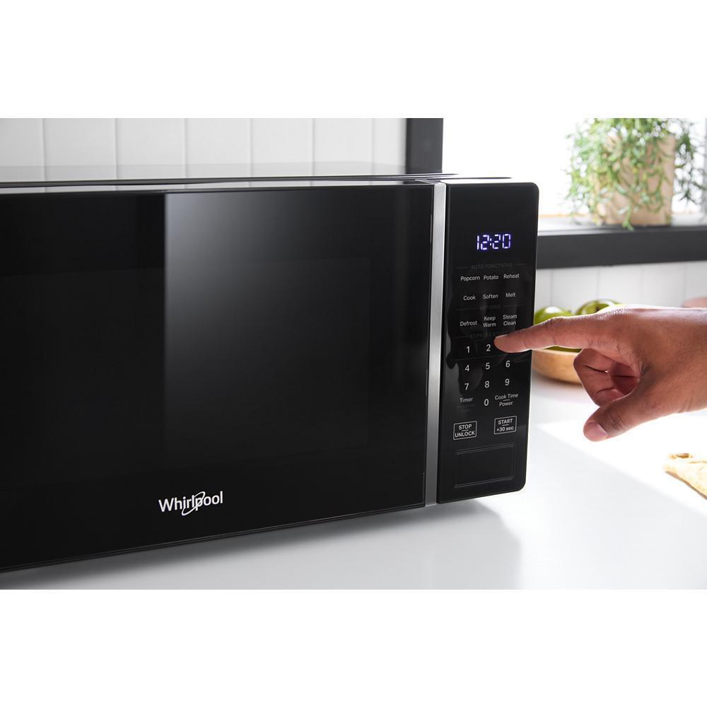 0.7 cu. ft. Black Countertop Microwave With Steam Clean - 700 watt