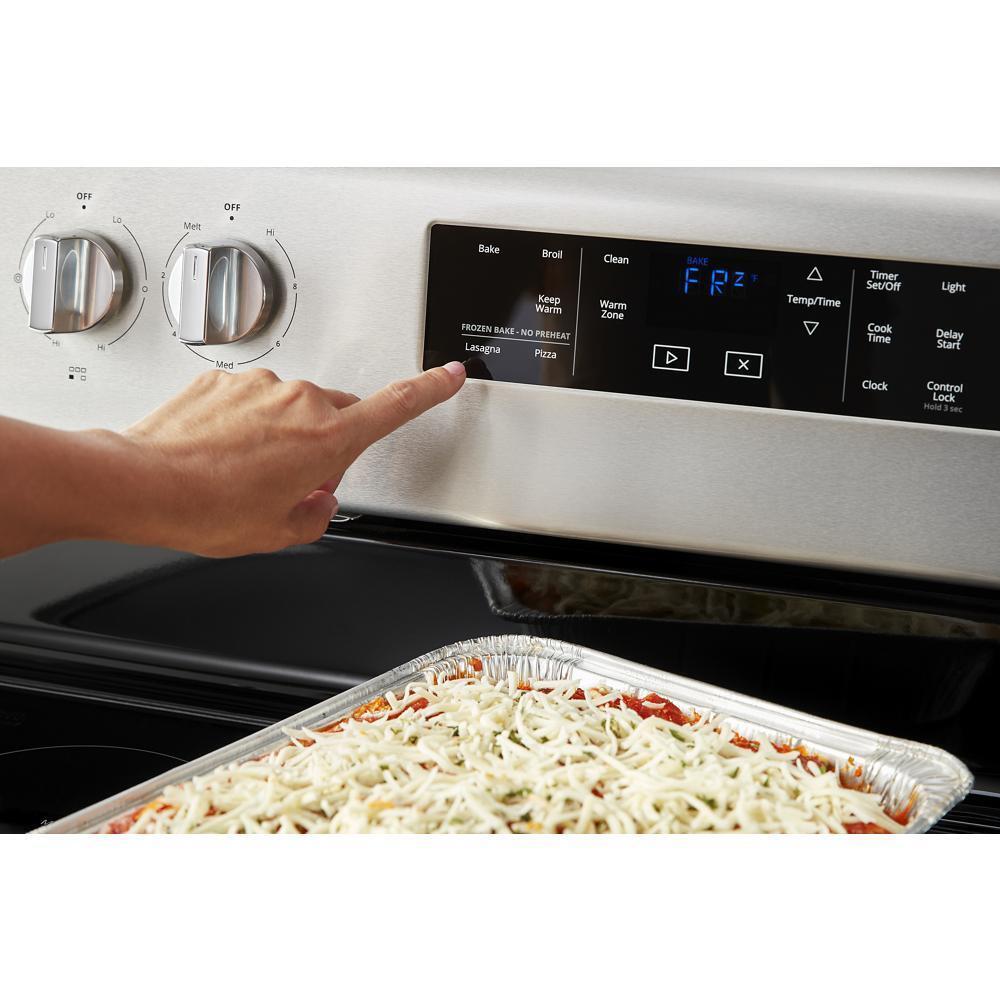 5.3 cu. ft. Whirlpool® electric range with Frozen Bake™ technology