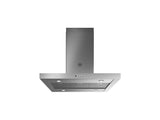 36 T-Shape Island Hood, 1 motor 600 CFM Nero