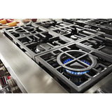 KitchenAid® 48'' Smart Commercial-Style Dual Fuel Range with Griddle