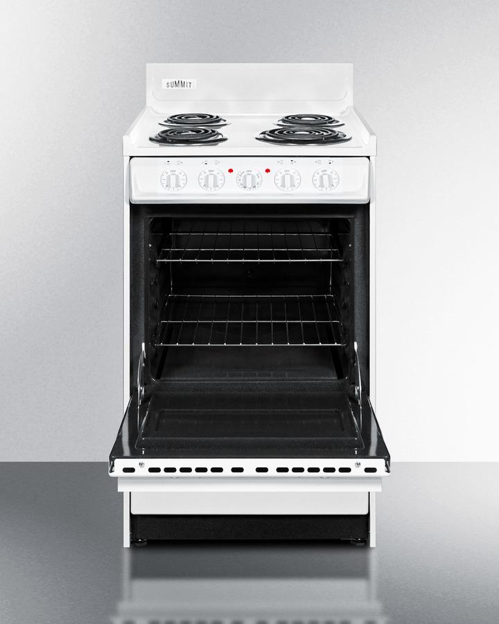 20" Wide Electric Coil Top Range