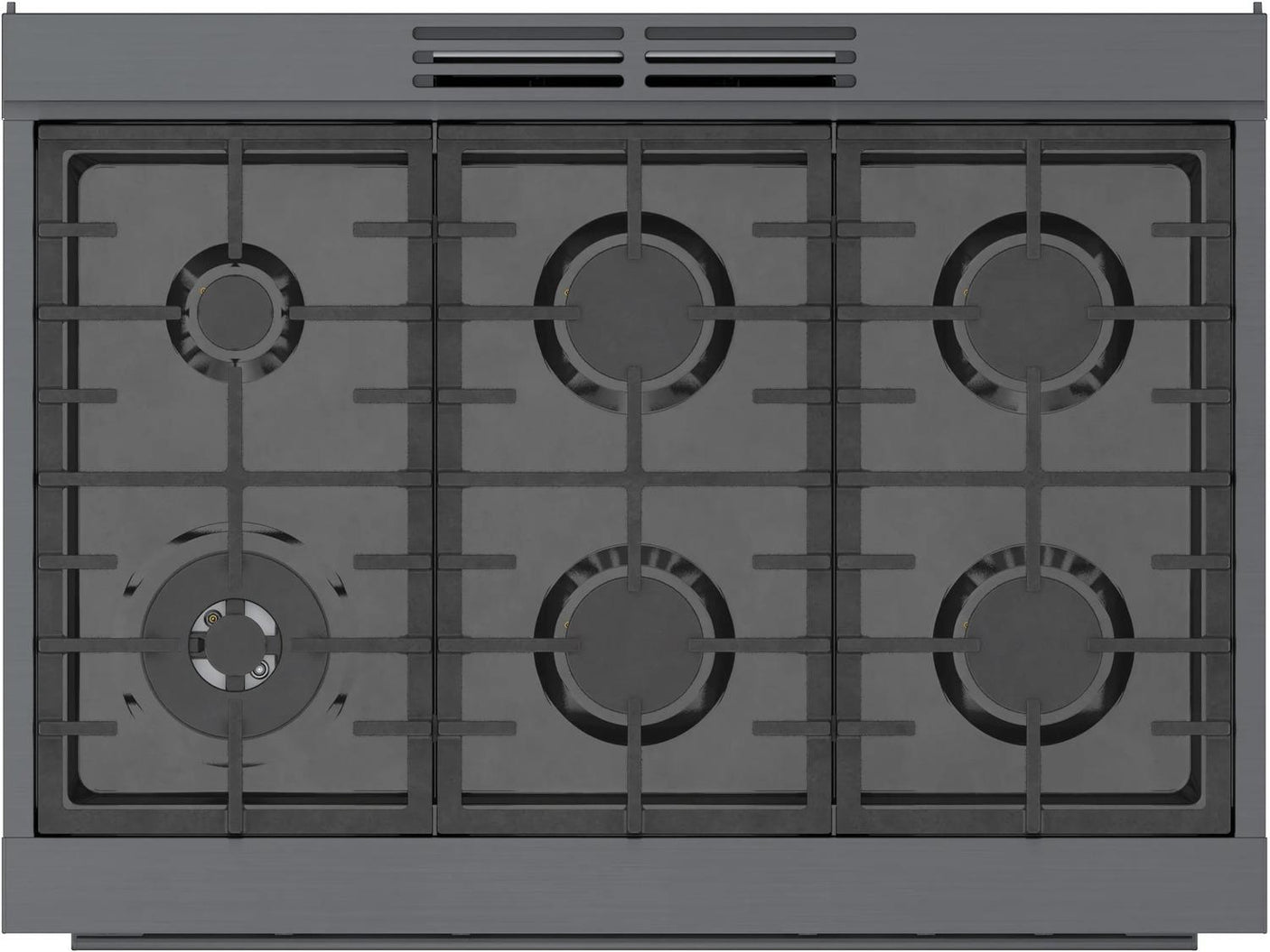 800 Series Gas Freestanding Range 36" Black Stainless Steel