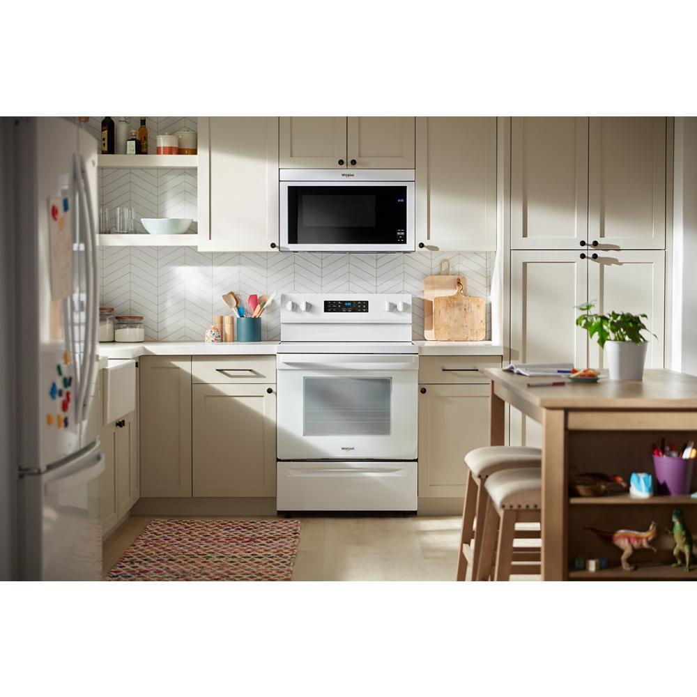 30-inch Energy Star Electric Range with Air Cooking Technology, No Preheat Air Fry and Air Baking and Self Clean