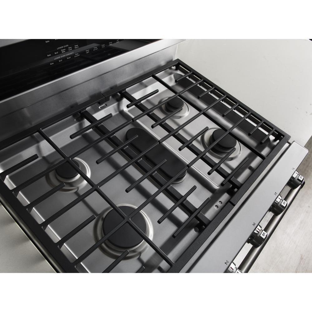 30-Inch 5 Burner Dual Fuel Double Oven Convection Range