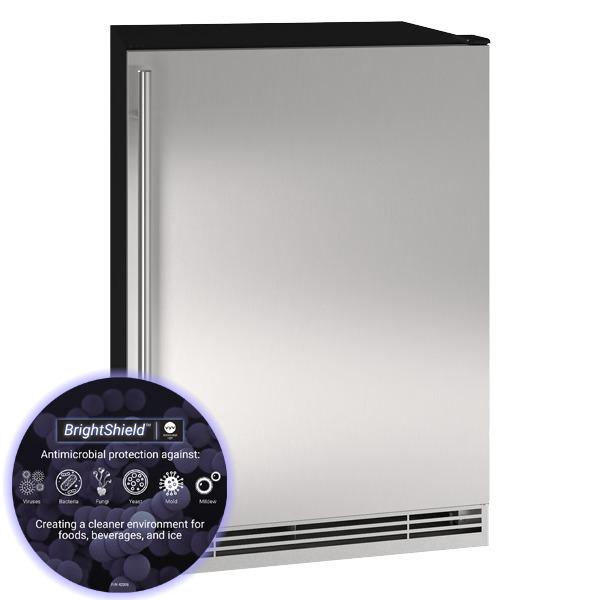 Hre124 24" Refrigerator With Stainless Solid Finish and Brightshield (115 V/60 Hz)