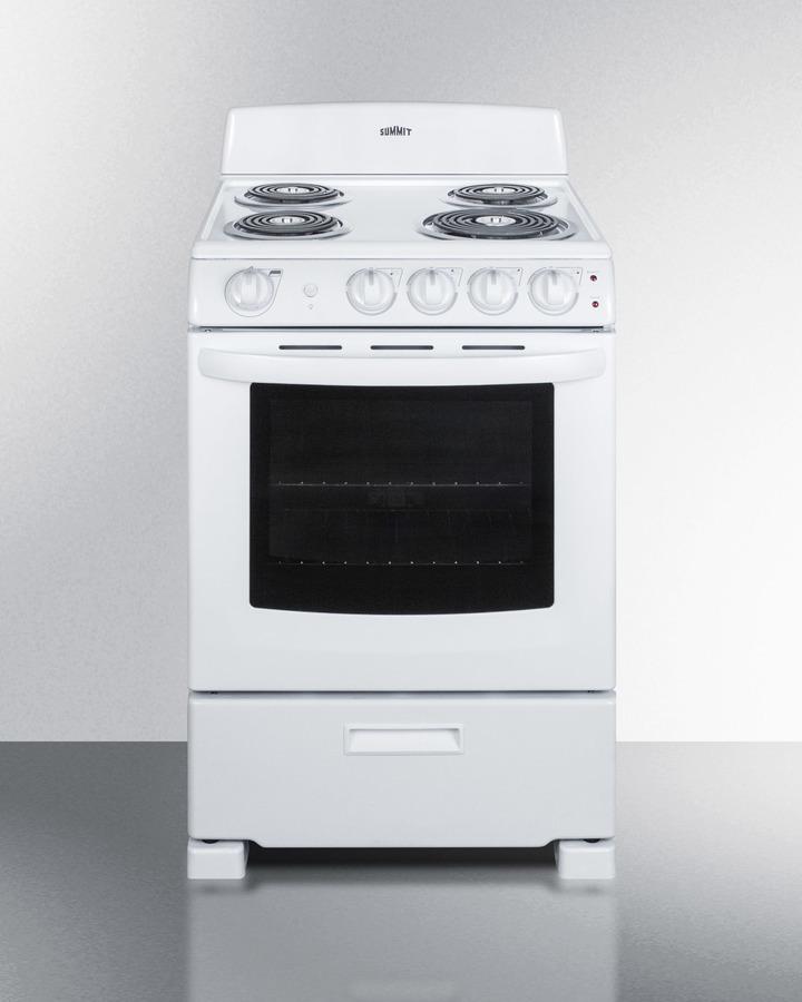 24" Wide Electric Coil Range