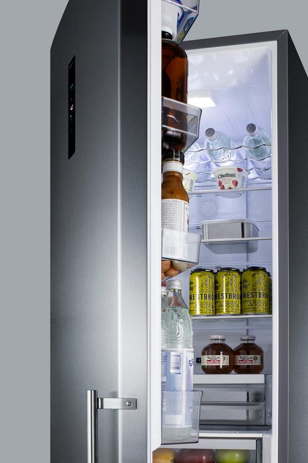 24" Wide Bottom Freezer Refrigerator With Icemaker