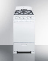 20" Wide Gas Range