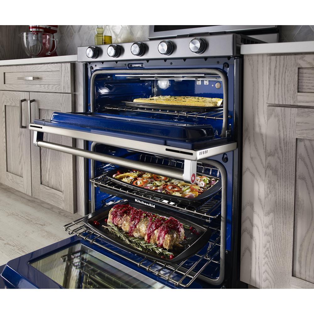 30-Inch 5 Burner Dual Fuel Double Oven Convection Range