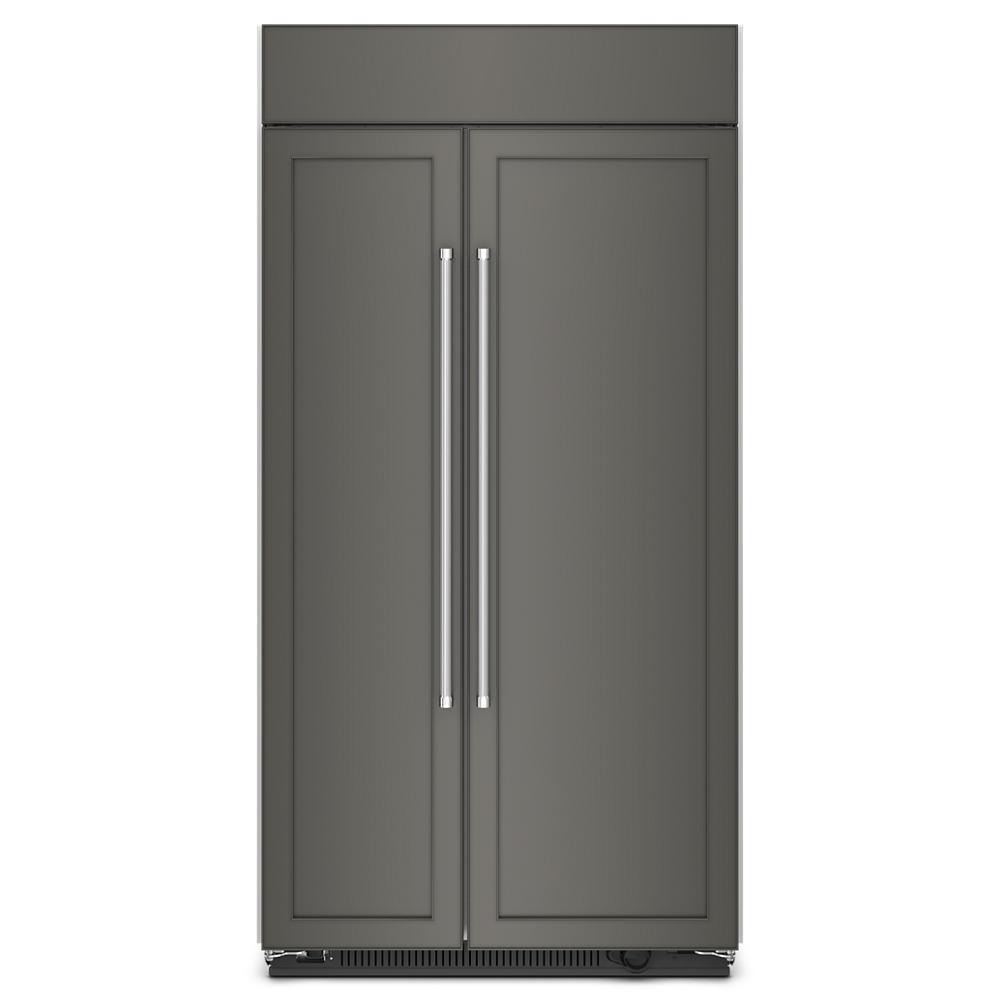 25.5 Cu Ft. 42" Built-In Side-by-Side Refrigerator with Panel-Ready Doors