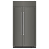 25.5 Cu Ft. 42" Built-In Side-by-Side Refrigerator with Panel-Ready Doors