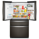 36-inch Wide 4 Door Refrigerator with Prep and Store Bins - 26 Cu. Ft.