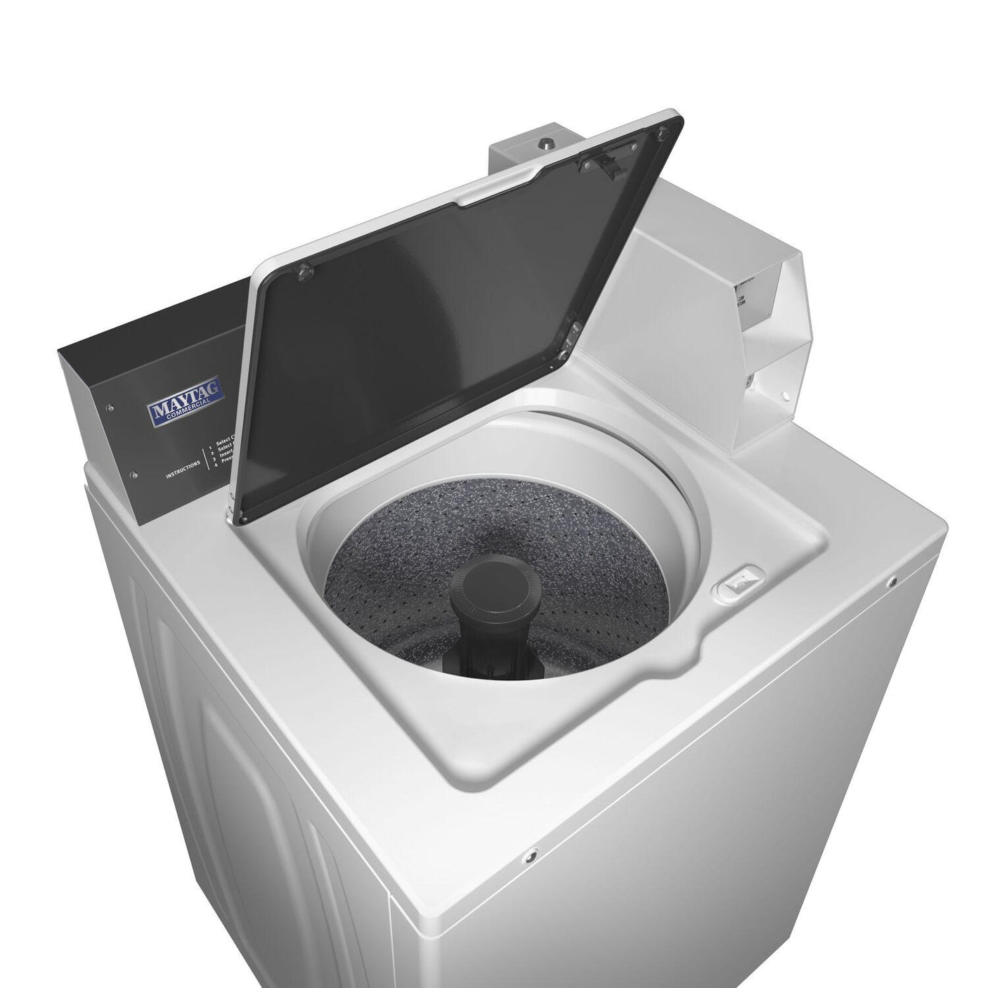 Commercial Top-Load Washer, Coin Drop Ready