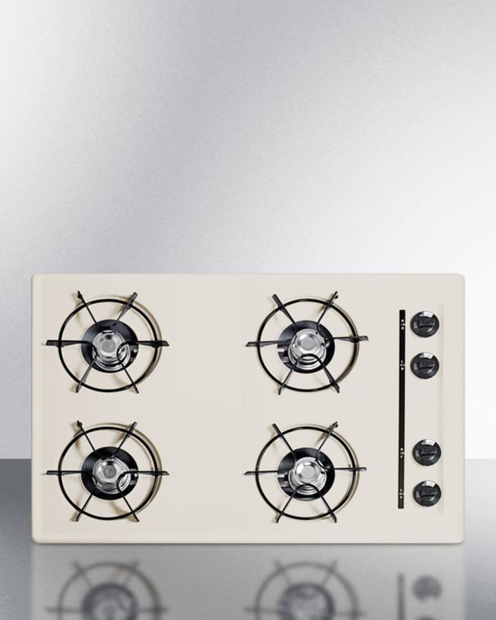 30" Wide 4-burner Gas Cooktop