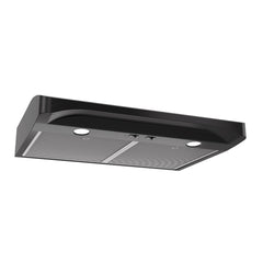 Broan® Elite 30-Inch Convertible Under-Cabinet Range Hood, Black