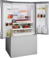 100 Series French Door Bottom Mount Refrigerator 36" Stainless steel (with anti-fingerprint)