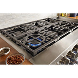 KitchenAid® 48'' Smart Commercial-Style Dual Fuel Range with Griddle