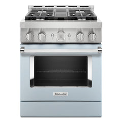 KitchenAid® 30'' Smart Commercial-Style Gas Range with 4 Burners