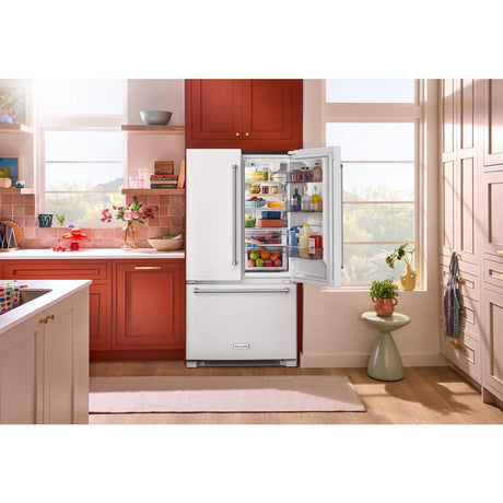 20 cu. ft. 36-Inch Width Counter-Depth French Door Refrigerator with Interior Dispense