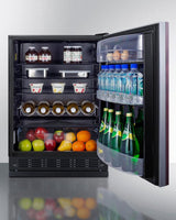 24" Wide All-refrigerator (panel Not Included)