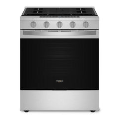 30-inch Smart Slide In Gas Range with Air Cooking Technology, No Preheat Air Fry, Steam/Self Clean and High Speed Preheat