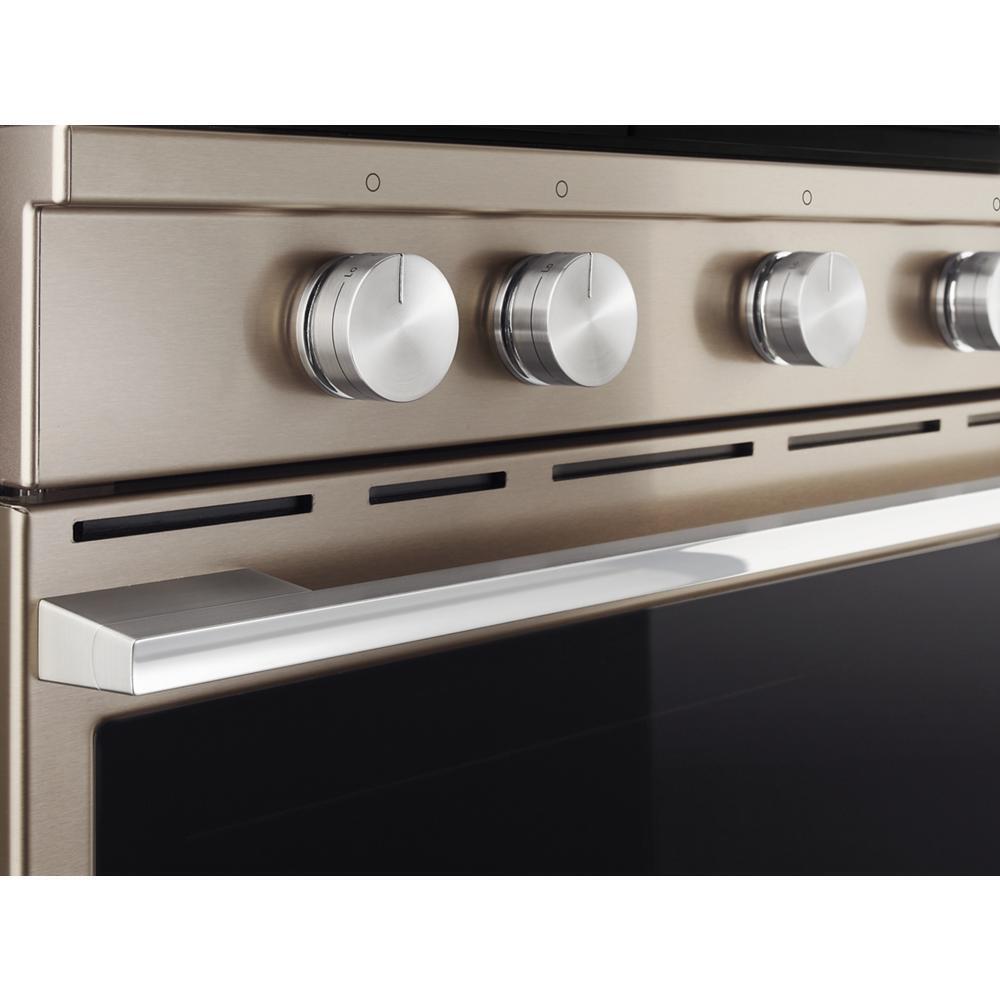 5.8 cu. ft. Smart Slide-in Gas Range with EZ-2-Lift™ Hinged Cast-Iron Grates